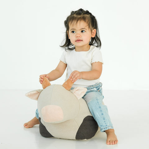 MOO MOO COW POUF