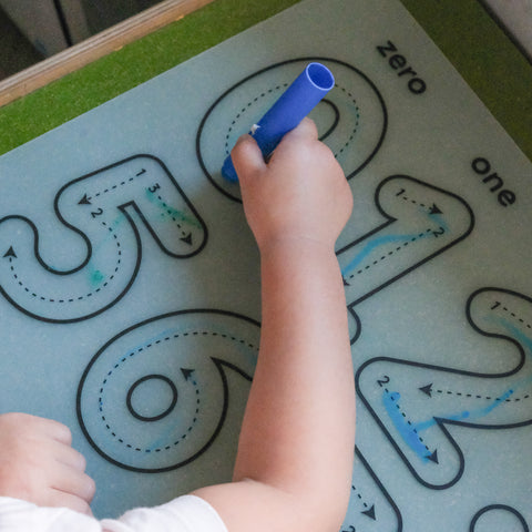 Reusable Numbers Coloring Mat