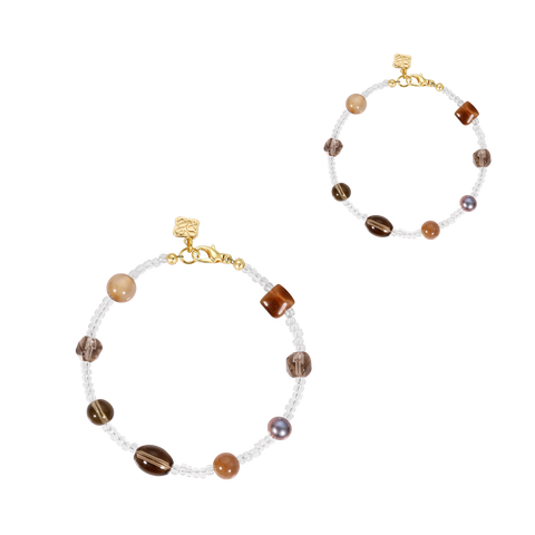 MOCHA DOT TOGETHER BRACELETS