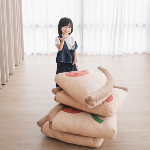 PIZZA FLOOR CUSHIONS
