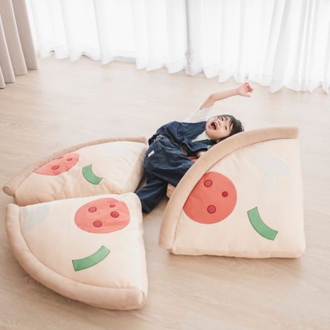 PIZZA FLOOR CUSHIONS