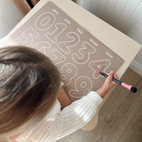 Reusable Numbers Coloring Mat