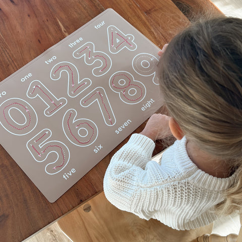 Reusable Numbers Coloring Mat