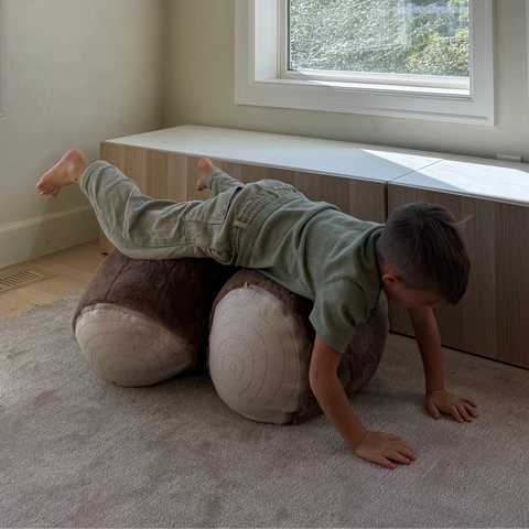 TREE LOG POUF