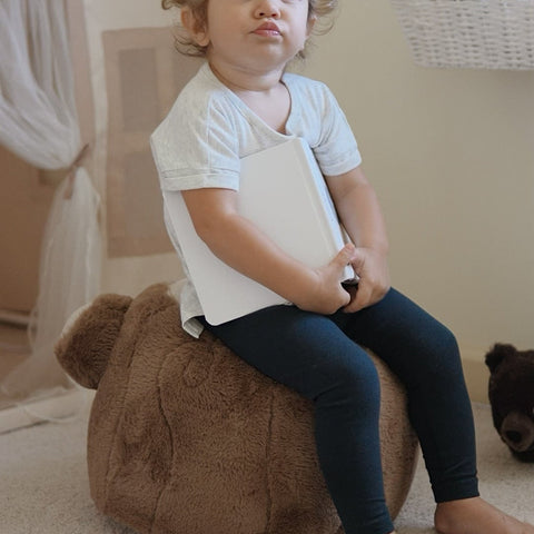 TREE LOG POUF