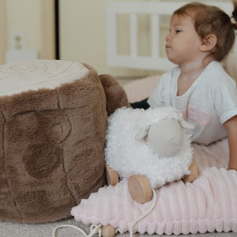 TREE LOG POUF
