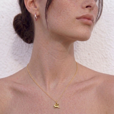 Flying bunny Necklace