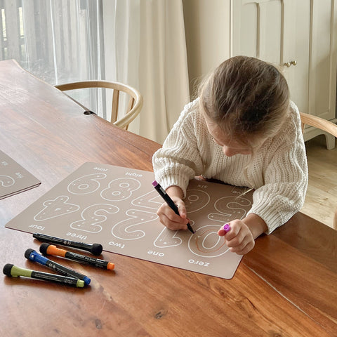 Reusable Numbers Coloring Mat