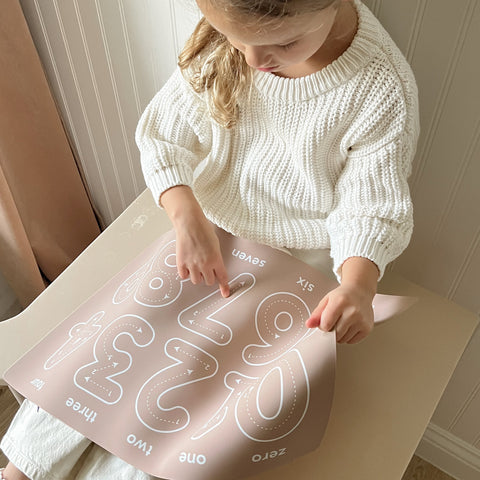 Reusable Numbers Coloring Mat