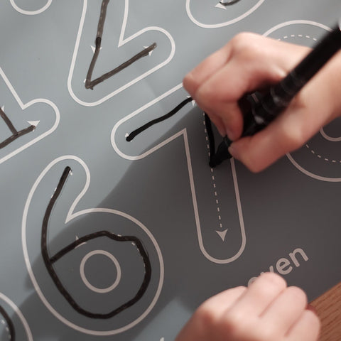 Reusable Numbers Coloring Mat