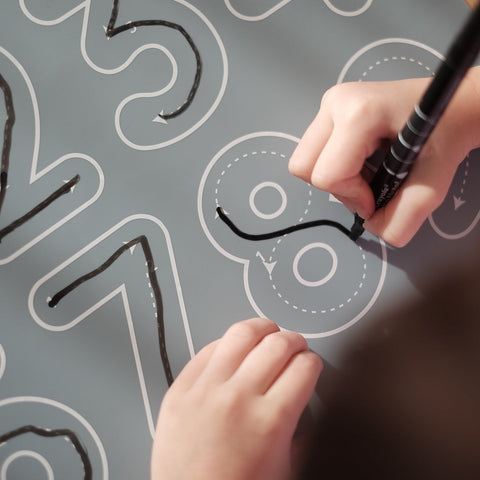 Reusable Numbers Coloring Mat